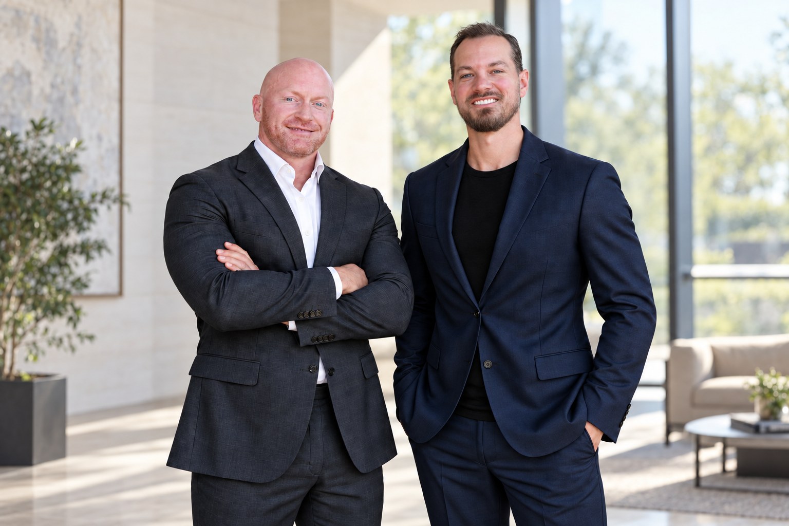 Logan Mikesell and Dylan Forsyth, owners of Mikesell and Forsyth Mortgage Team