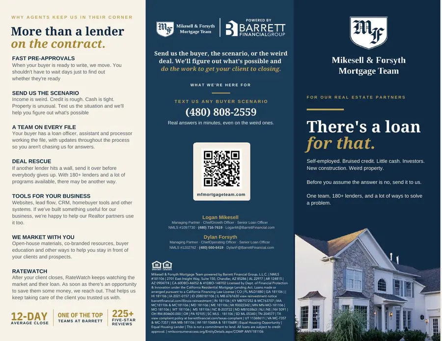 There's a Loan for That trifold, outside